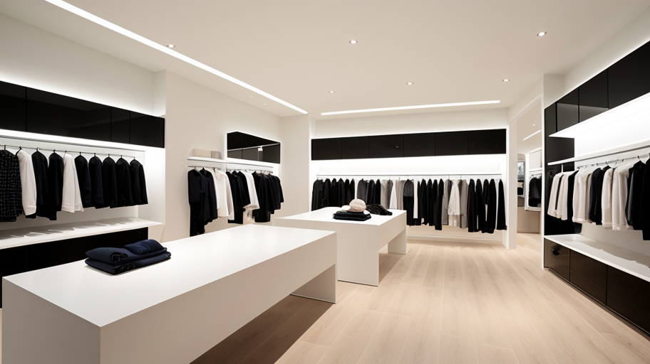 現代簡約風格服裝店