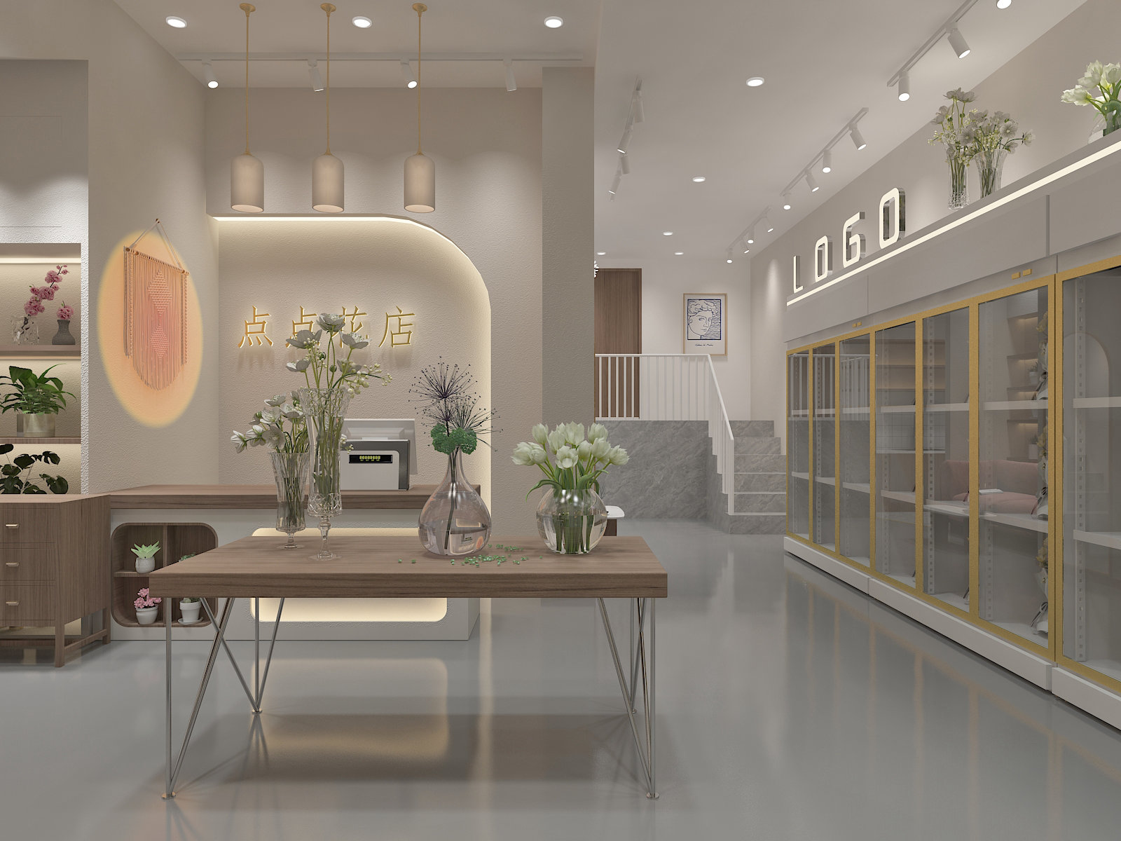 花店背景墻